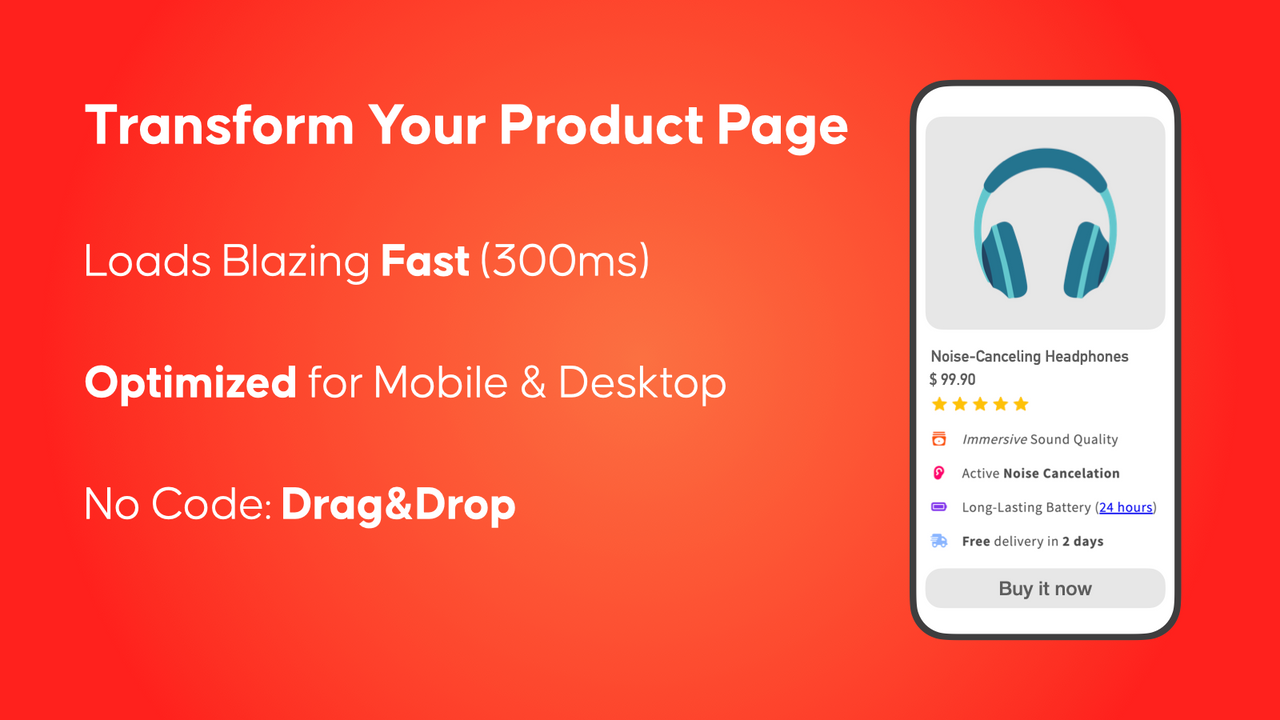 Transform your Productpage
