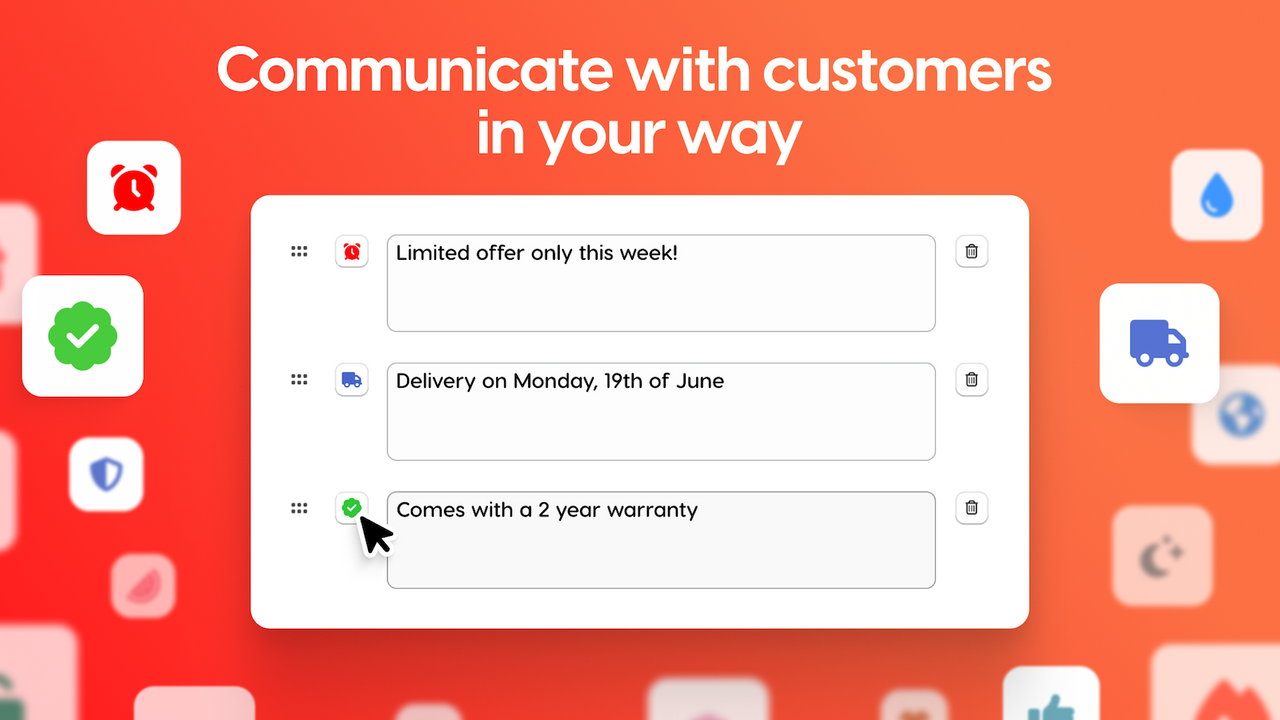 Communicate with customers in your way.