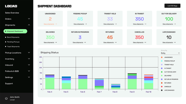 Real-time zichtbaarheid van de beweging van uw product