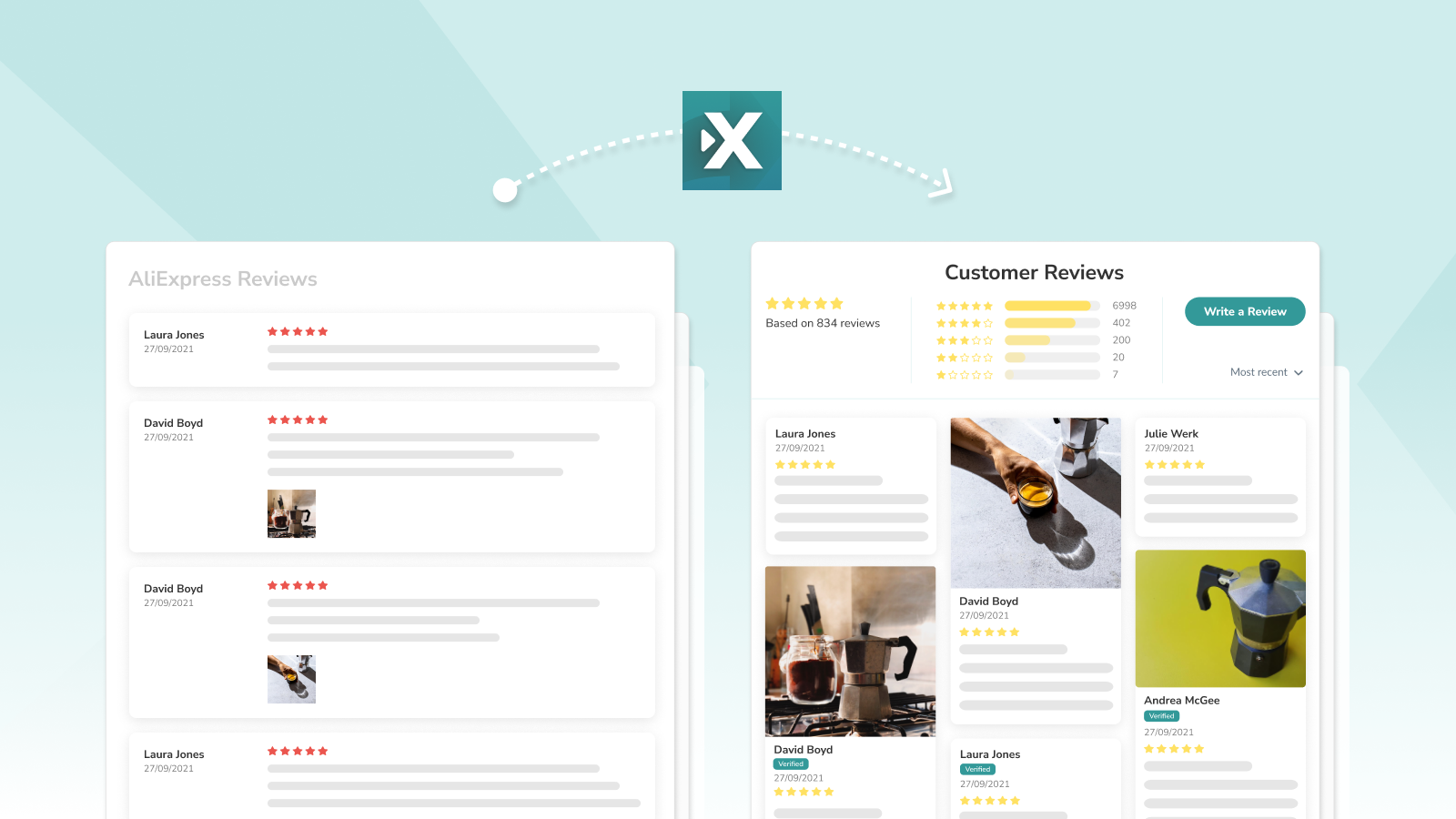 Reviews:  AliExpress Reviews - Import reviews from AliExpress to  your Shopify products | Shopify App Store