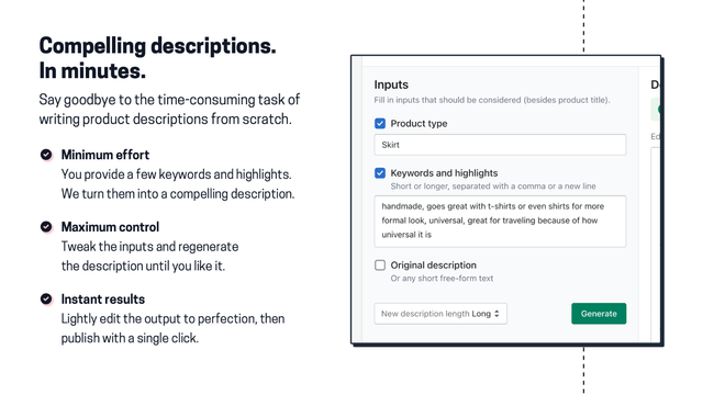 Dites adieu à la tâche fastidieuse de rédaction des descriptions de produits