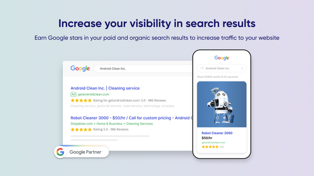 Increase your visibility and stand out in search results 