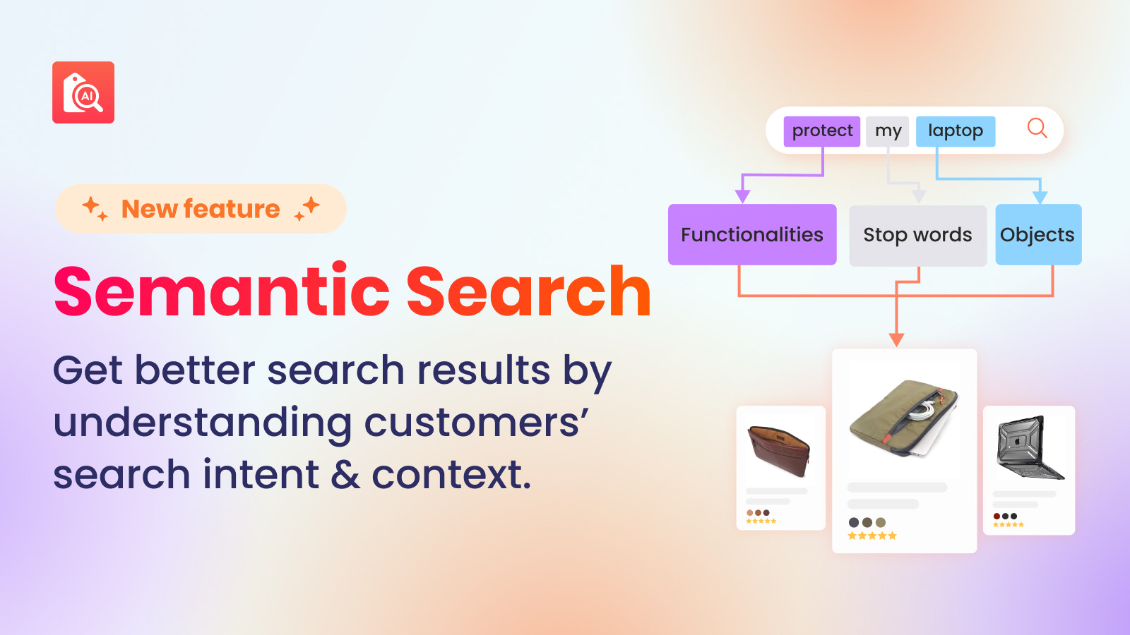 Shopify Semantic Search. Understand customer search intent