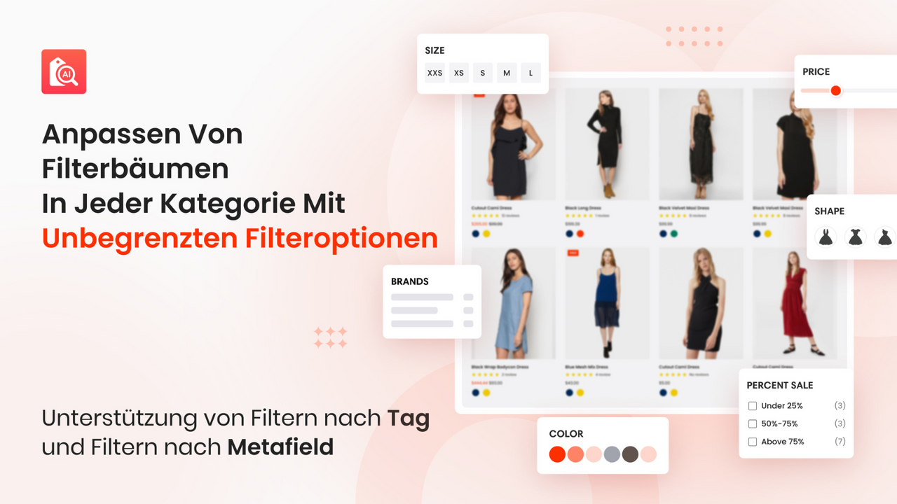 Produkt- und Collection Filter für alle Produktoptionen