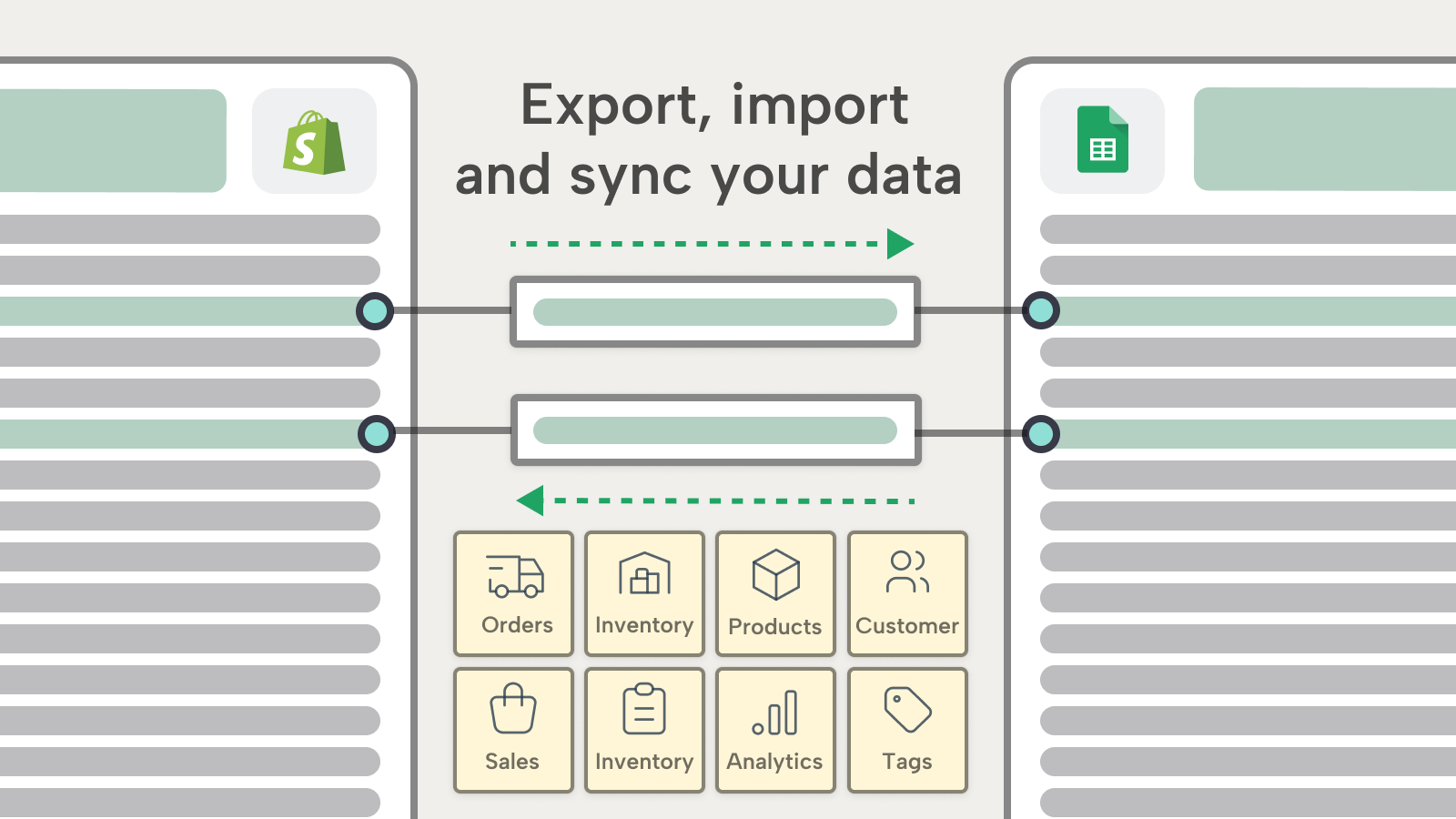 eCommix ‑ Google Sheets Sync Screenshot