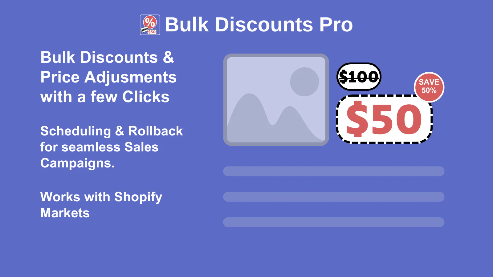 Bulk Discounts & Sale Prices, Compare Price Discount