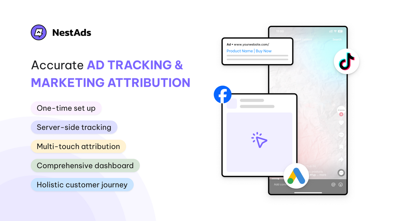 NestAds - rastreamento de anúncios e atribuição de marketing