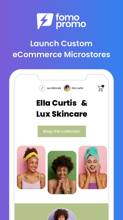 Starten Sie No-Code Custom ECommerce Microstores in Minuten