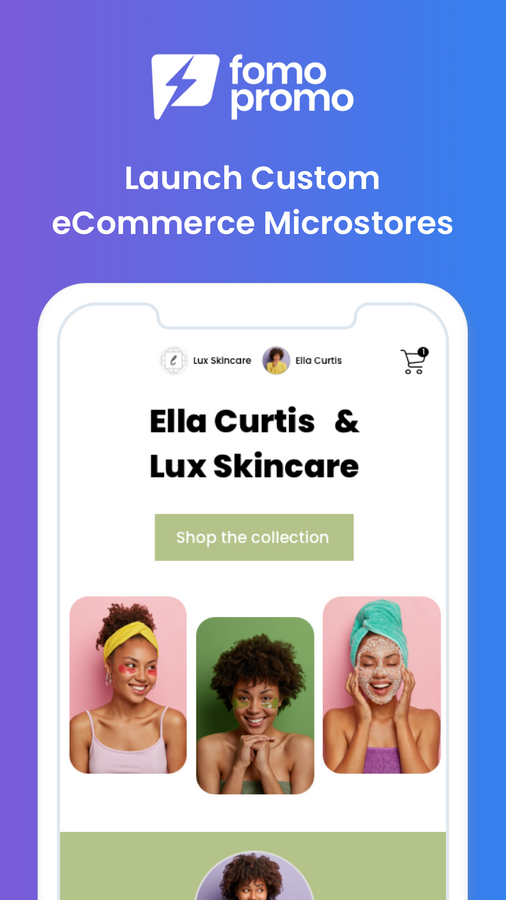 Launch No-Code Custom ECommerce Microstores in Minutes