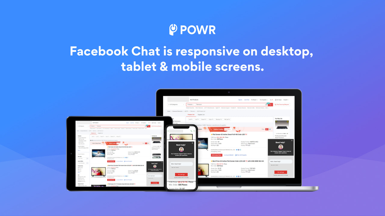 Online responsiveness to customers with Live Chat