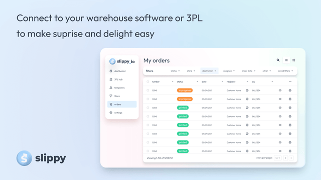 Manage your orders, assign printers, scan barcodes