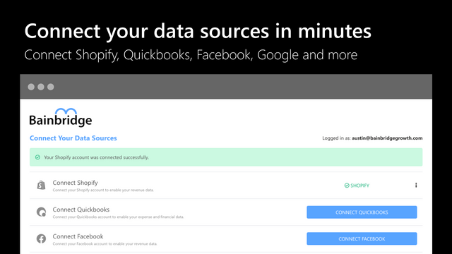 Connectez vos données en quelques minutes