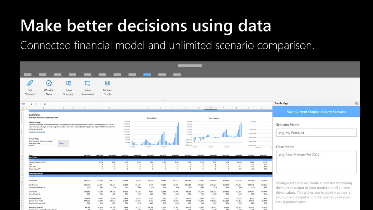 Toma mejores decisiones usando datos