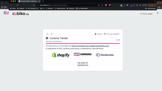 connect to shopify