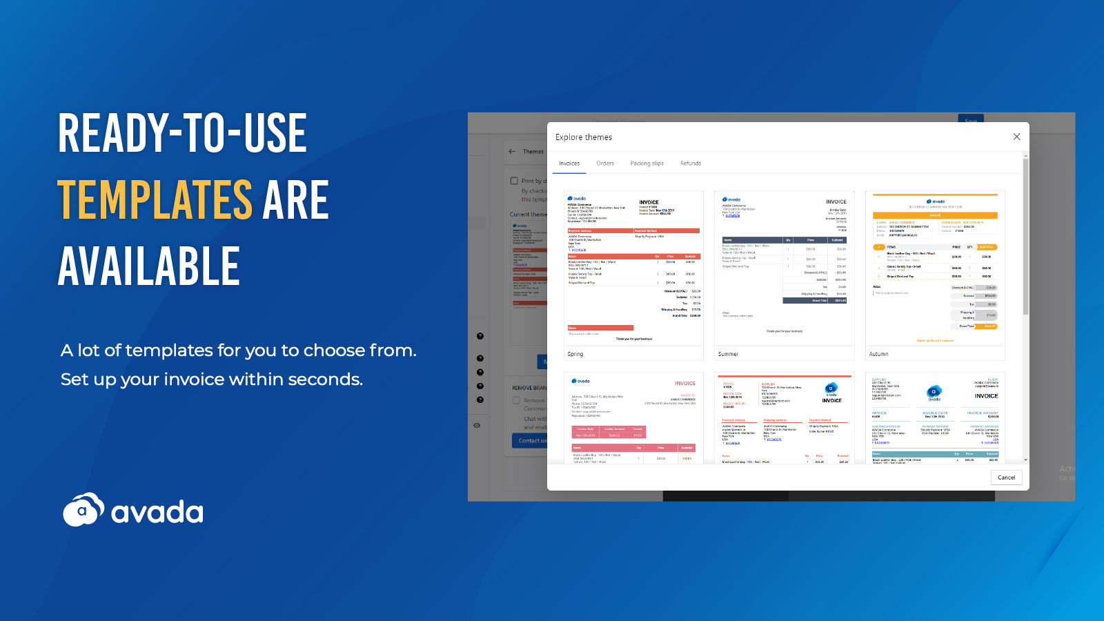 AVA PDF Invoice: Order Printer - Order Printer: Print orders, PDF Invoices, packing slips'