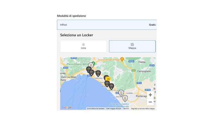 InPost Lockers & Pickup Points Screenshot