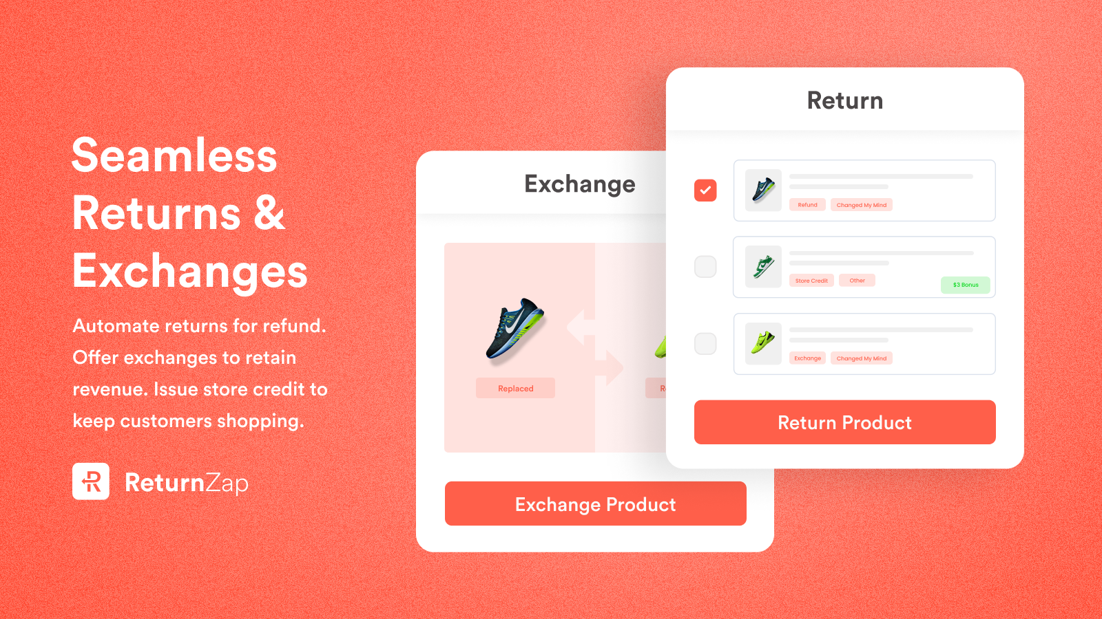 Returns, exchanges, store credit, and return portal