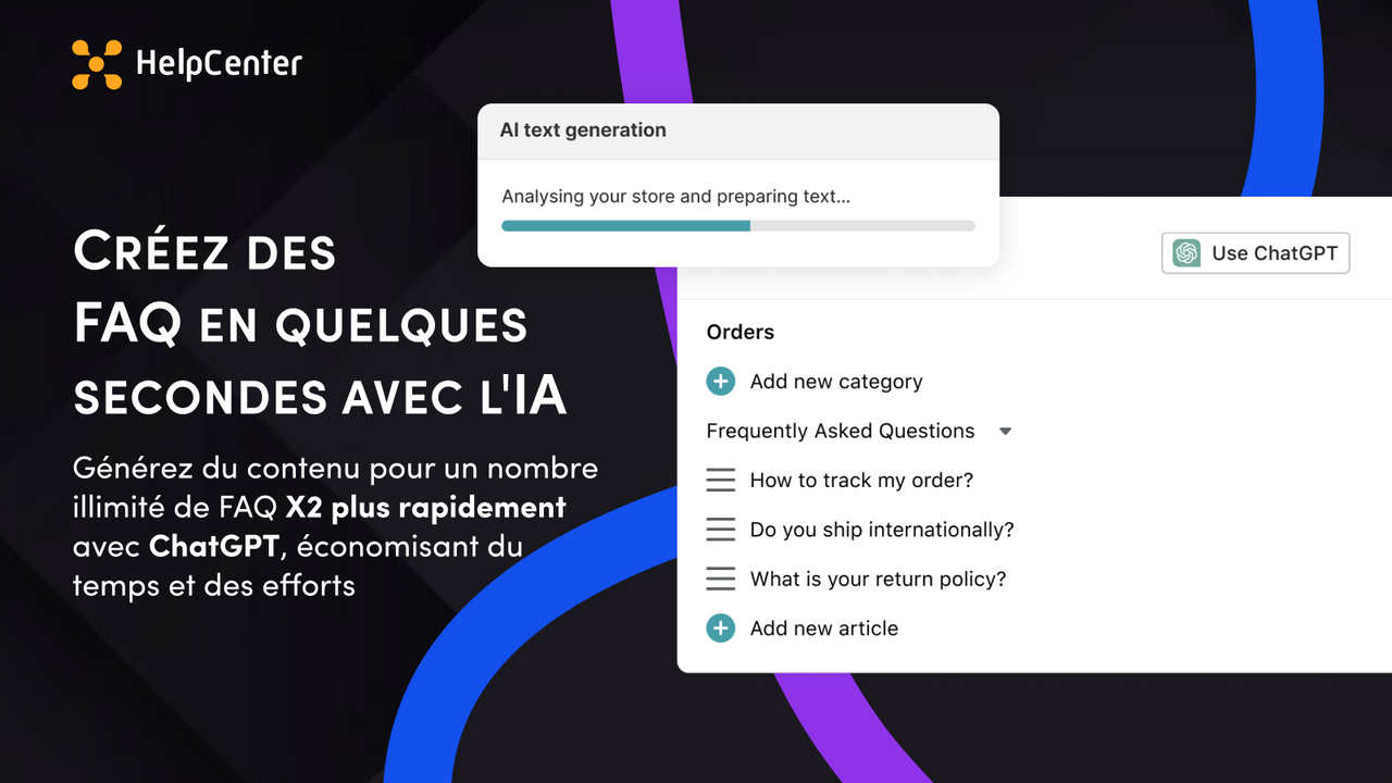 HelpCenter: AI FAQ Page | Shopify app