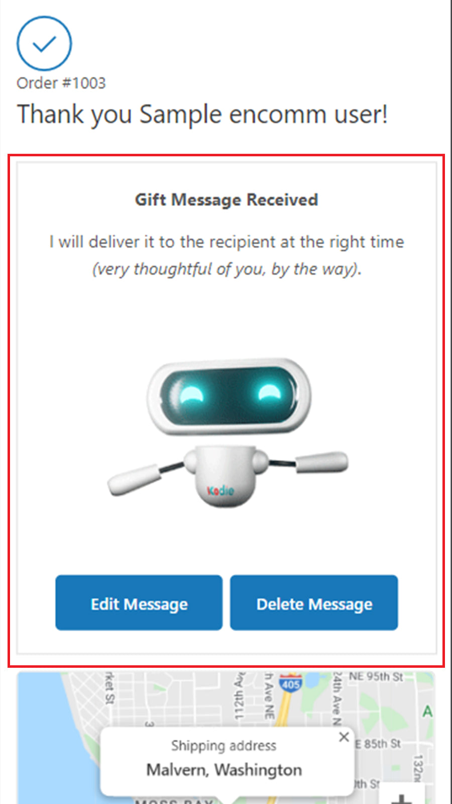 Video Gift Messaging by Kodie Screenshot