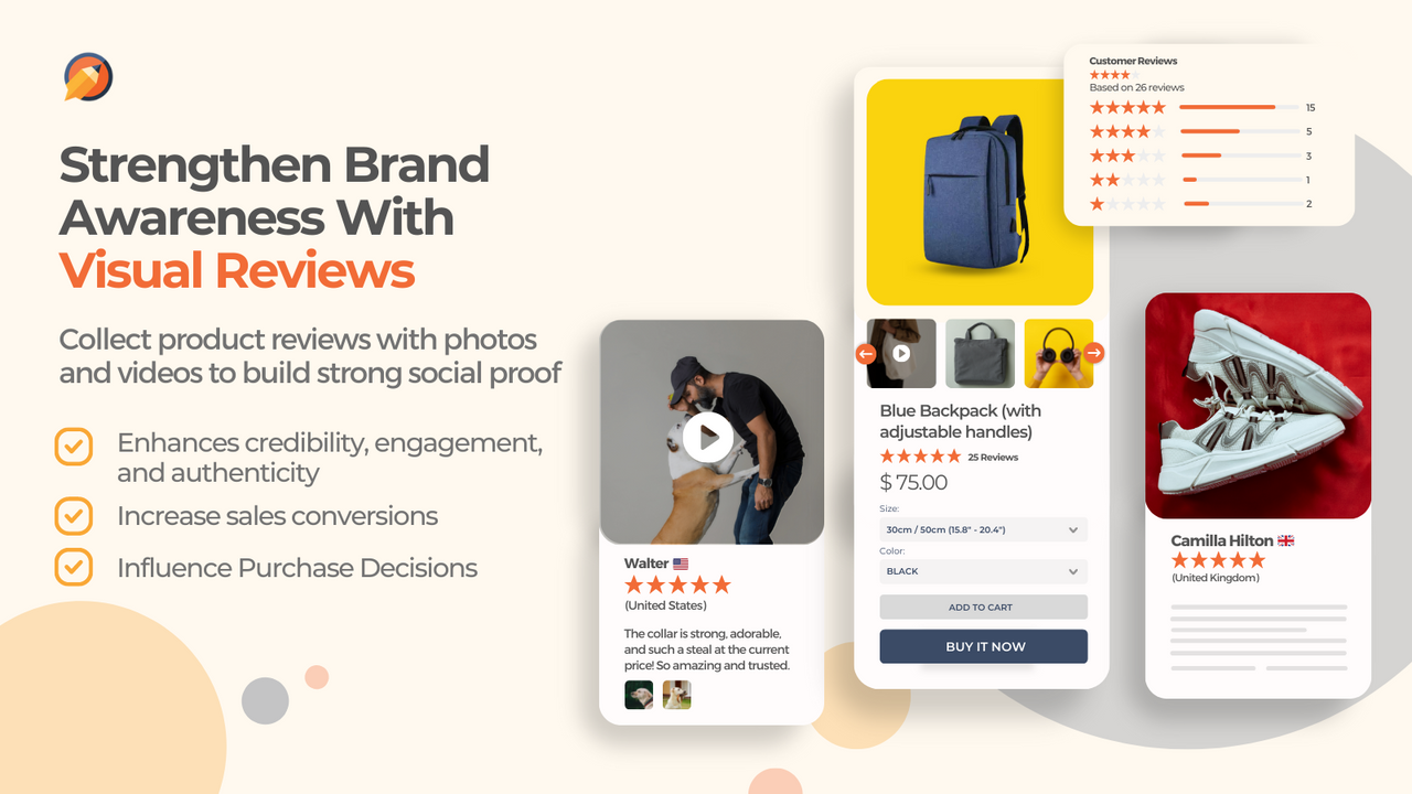 Build your Store with beautiful Product Reviews