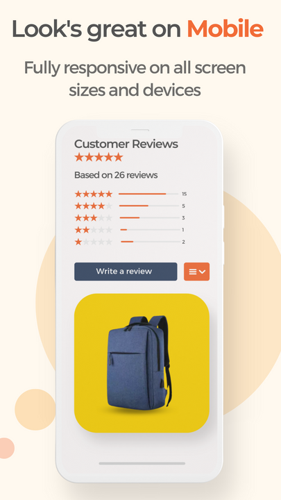 Build your Store with beautiful Product Reviews