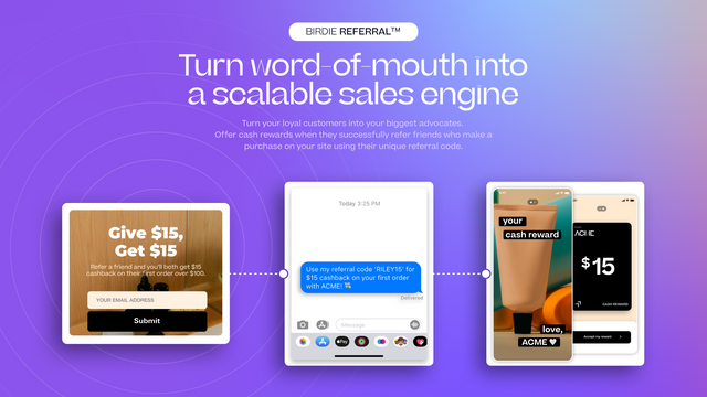 Turn word-of-mouth into a scalable sales engine