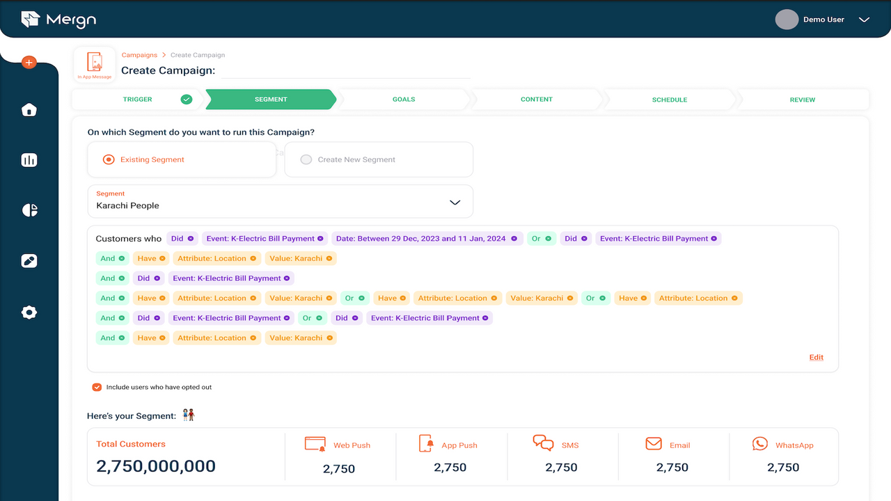 Mergn Segmentation Capability