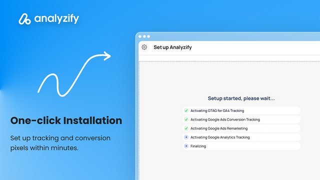 Analyzify Shopify Data Setup Proces