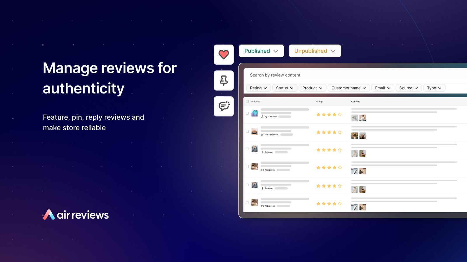 Air: Product Reviews app & UGC Screenshot