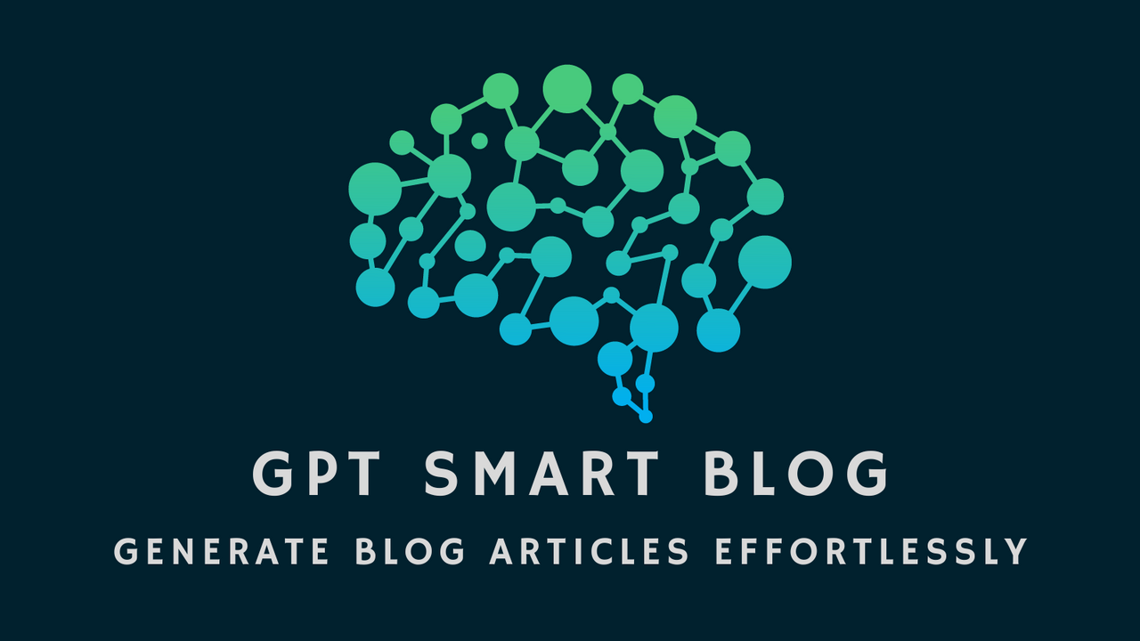 GPT Smart Blog: Generera bloggartiklar utan ansträngning