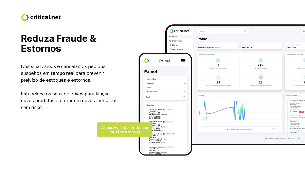 Reduza Fraude & Estornos