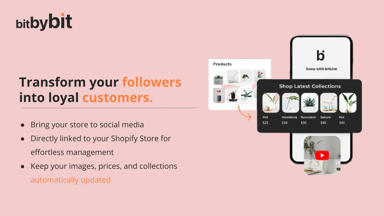 Transform your followers into loyal customers