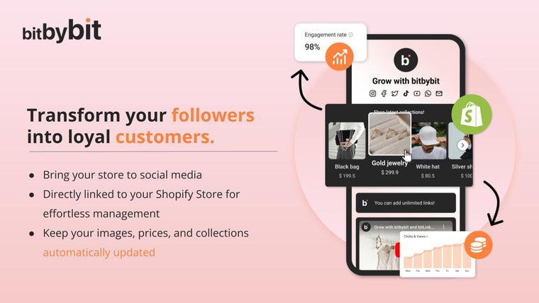 bitLink ‑ Shoppable Link Bio Screenshot
