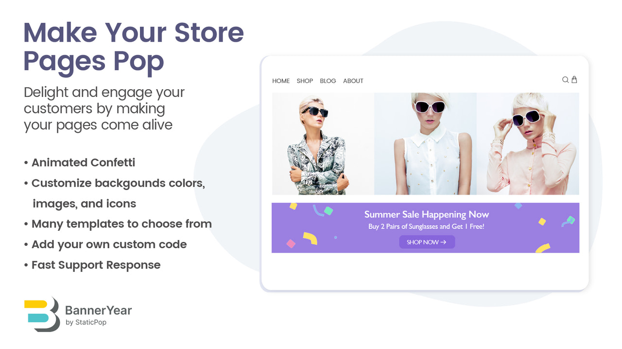 Make your store pop