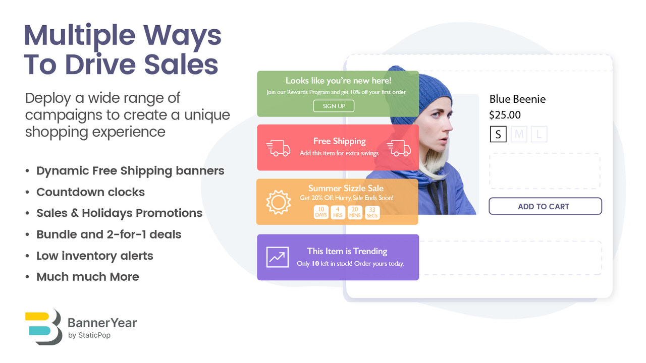 Multiple ways to drive sales