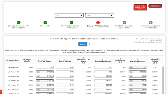 Automated Reconciliation & Accounting