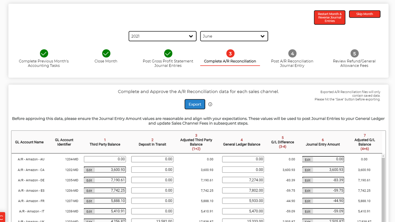 Automated Reconciliation & Accounting