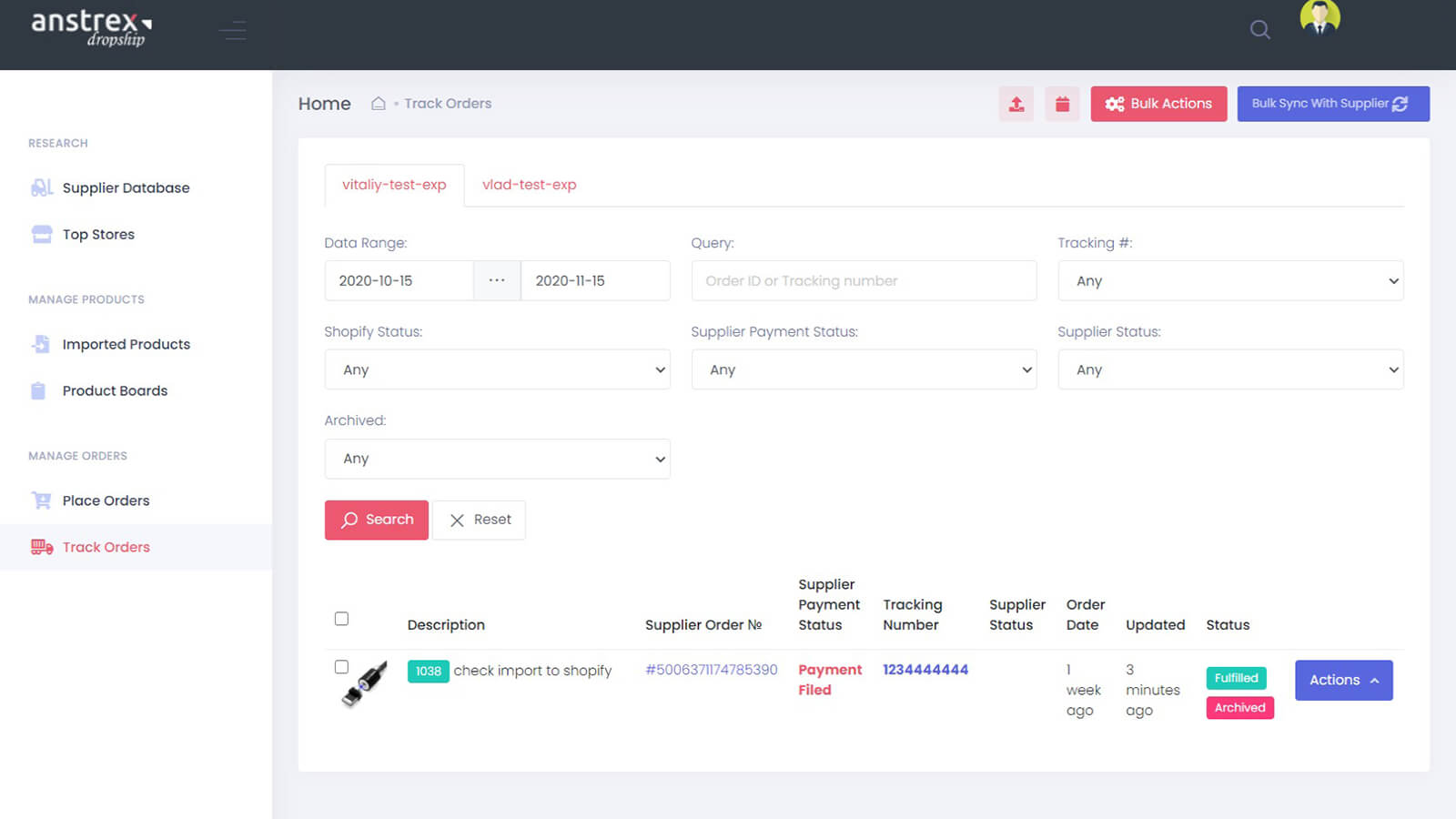 Automatic Order Fulfillment