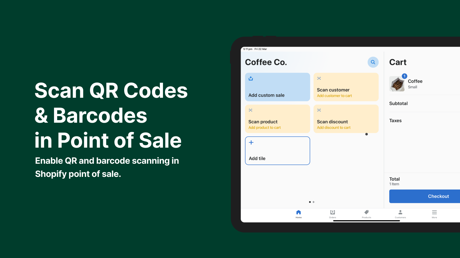 Header image for Scan2Add Shopify point of sale scanner app