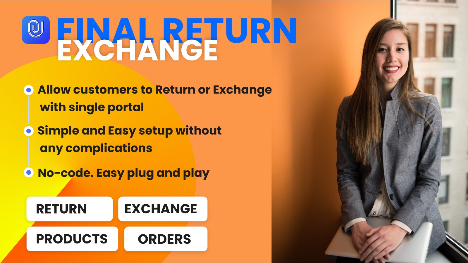 Order return or exchange, or even refund portal with management 
