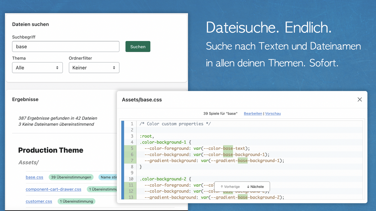 Suchen Sie Themen-Dateien und Themen-Ordner