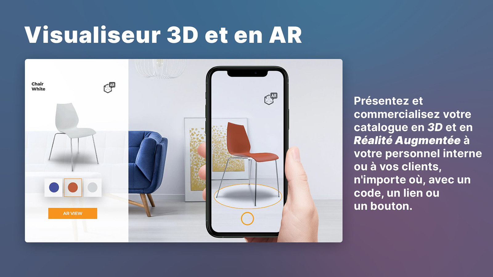 Vue 3D en temps réel et Réalité Augmentée 