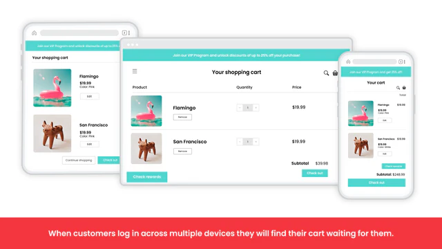Recuerda los carritos abandonados de tus clientes en múltiples dispositivos