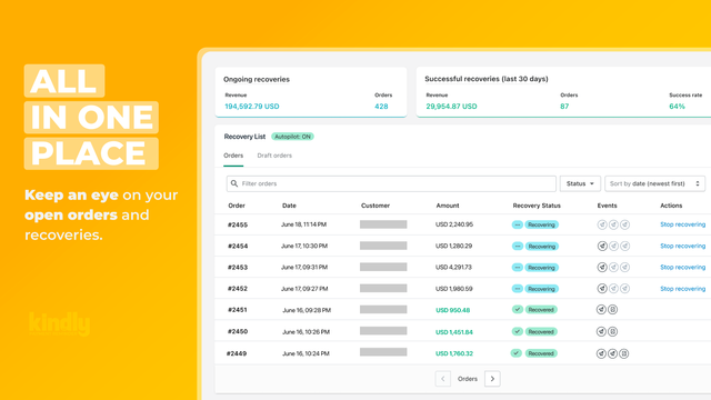 Recupera pedidos no pagados (en borrador) enviando correos electrónicos de recordatorio de pago