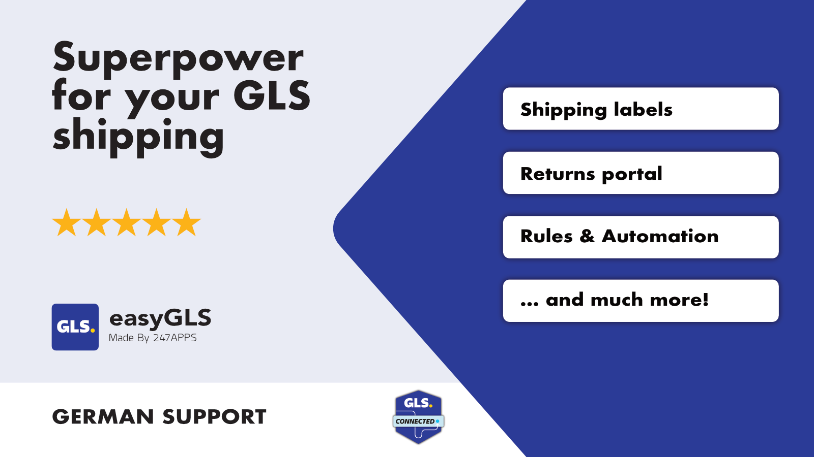 GLS shipping for Shopify