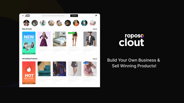 Roposo Clout Dropshipping Screenshot