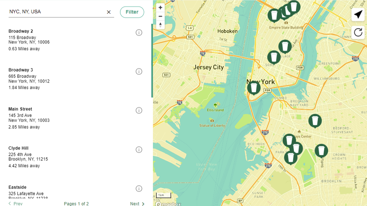 Widget de localizador de tiendas WP Maps
