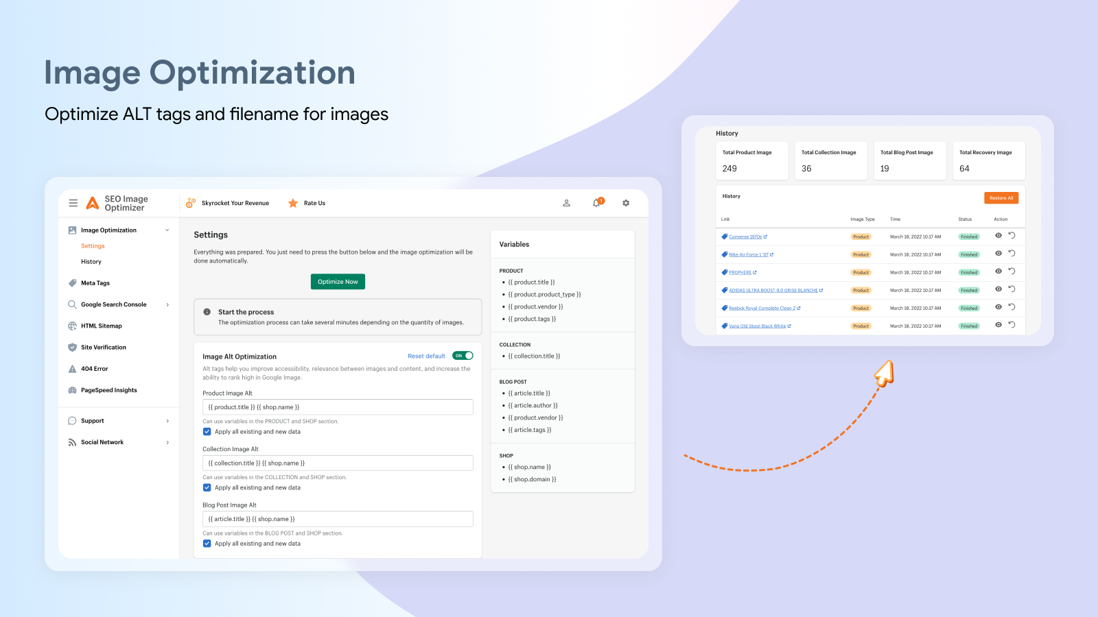 SEO.Bulk Image Optimizer Screenshot