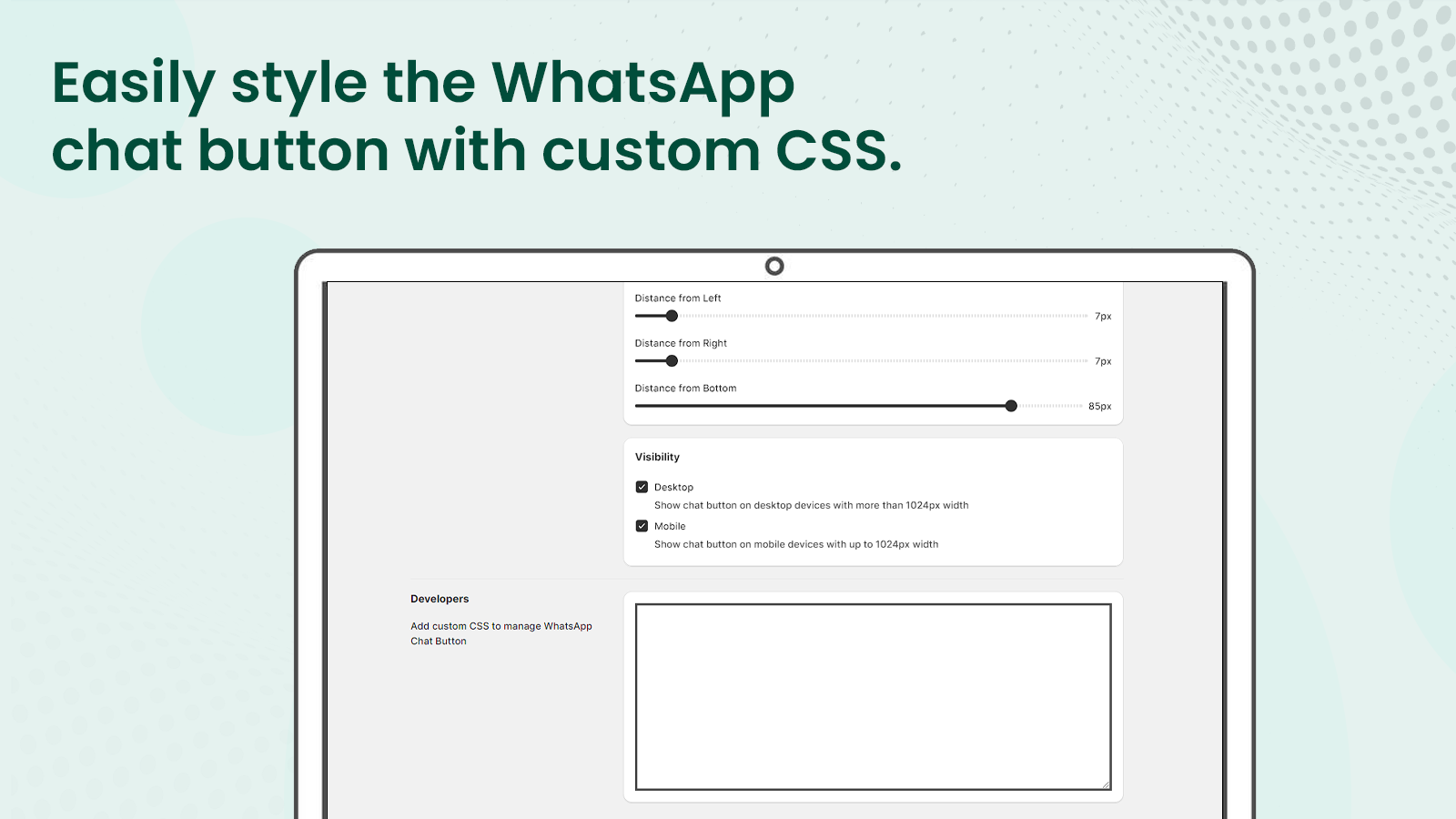 Integración de WhatsApp Chat de Squadkin Technologies con Shopify