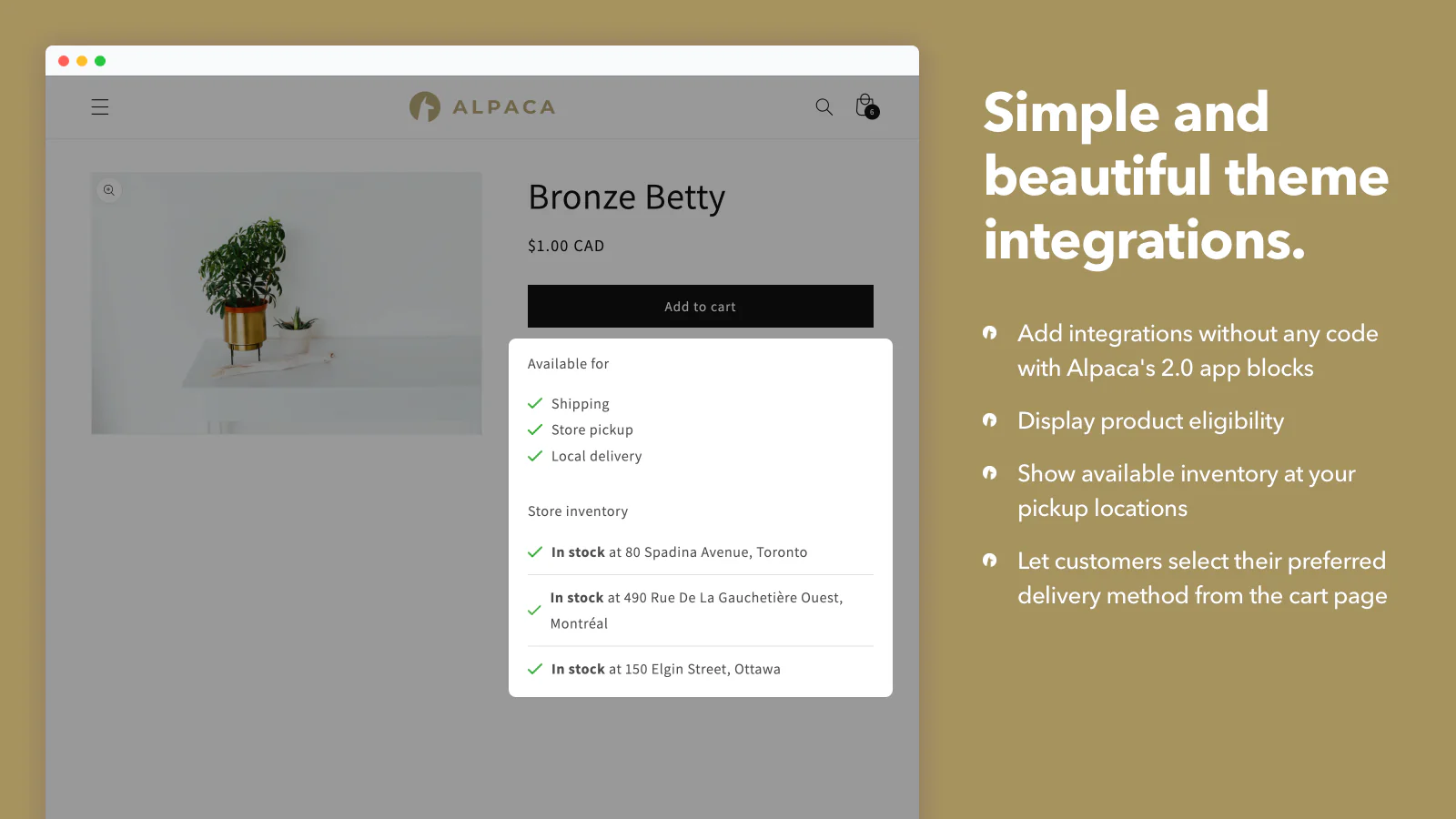 Simple and beautiful theme integrations.